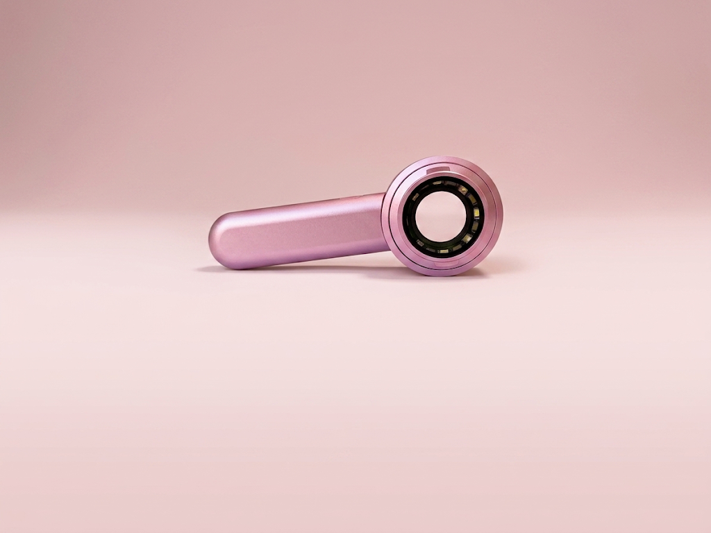 SkinLens Pink Edition dermatoscope — limited-edition Pro+ dermoscopy device